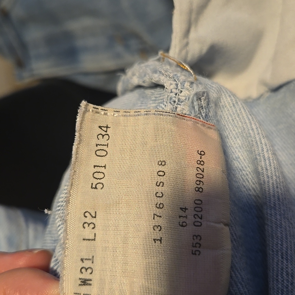 Levi's 501 Vintage See ALL Pics On Sizing 26 27 28 - Picture 10 of 15